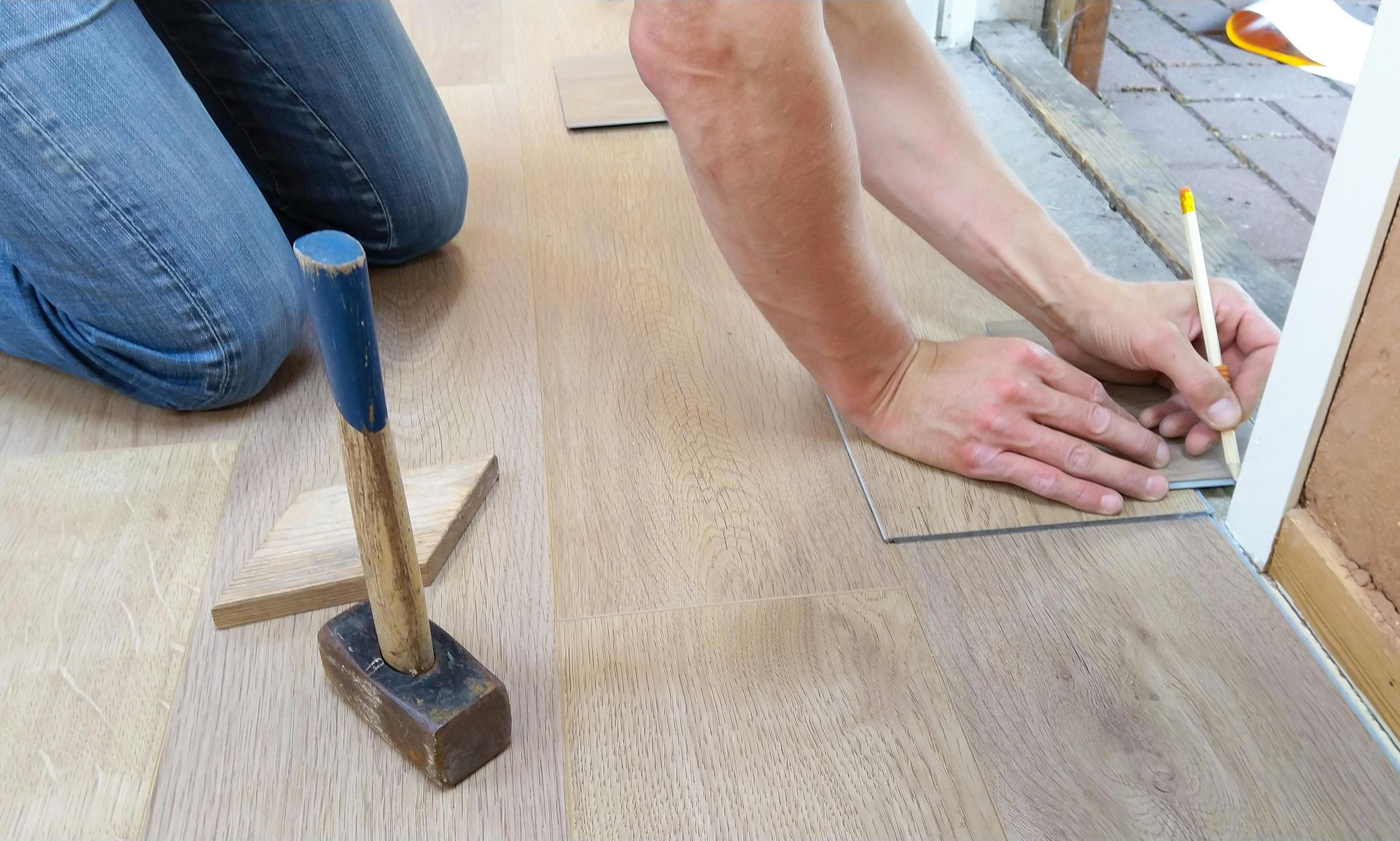 Professional flooring installation